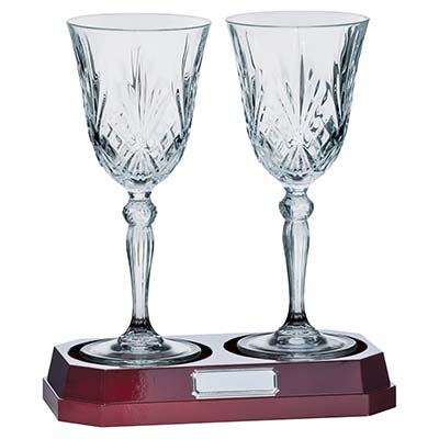 Lindisfarne St Joseph Wine Glasses and Base