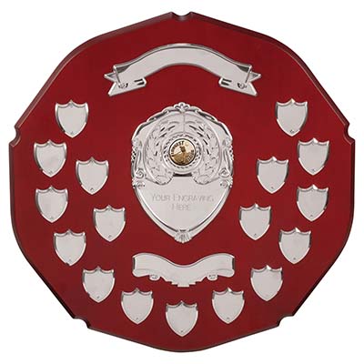 English Rose Rosewood Plaque 17 year