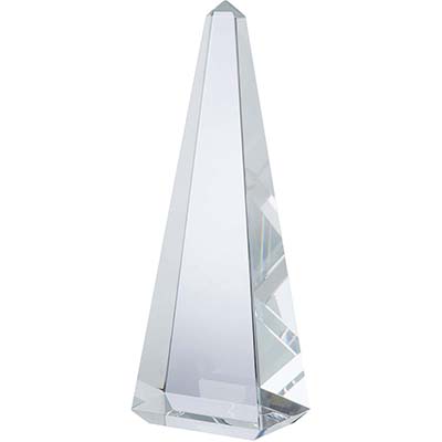 10in Clear Optical Crystal Award