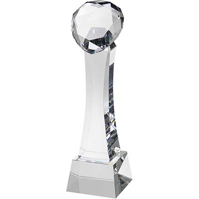 11.5in Optical Crystal Heart Award