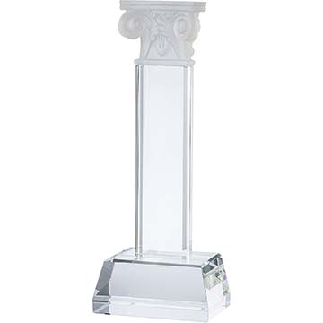 11.5in  Signature Optical Crystal Column Award