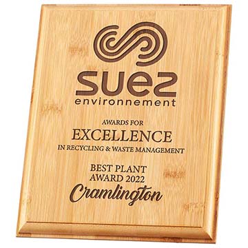 Gaia Bamboo Plaque 250mm