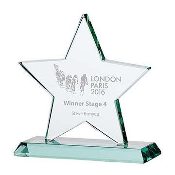 Galaxy Star Jade Glass Award 155mm