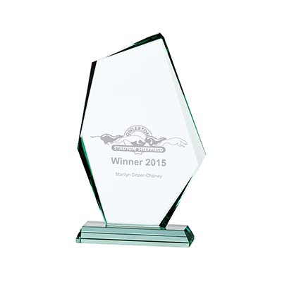 Discovery Jade Glass Award 190mm