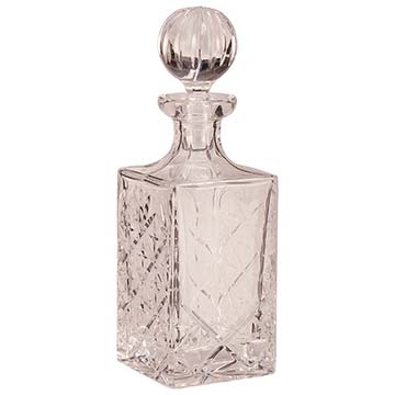 Lindisfarne St Bede Panelled Decanter