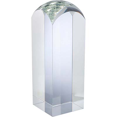 8in Clear Optical Crystal Award