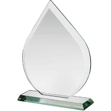 8.5in Jade Glass Award