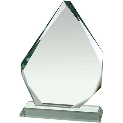 8.5in Jade Glass Award