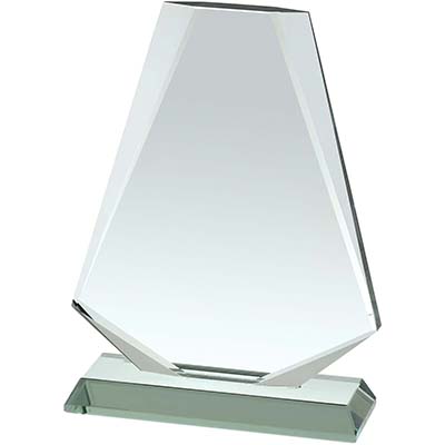 8in Jade Glass Award