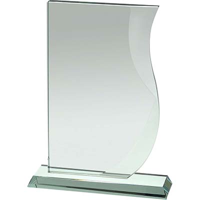 8.25in Jade Glass Award