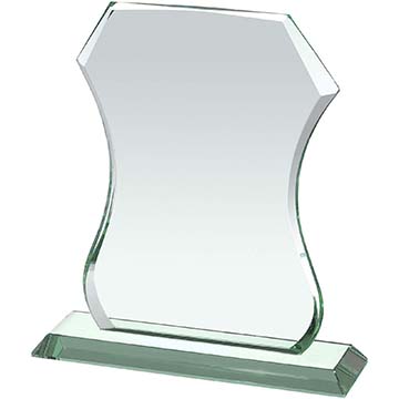 8.25in Jade Glass Award