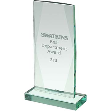 9.5in Jade Glass Award