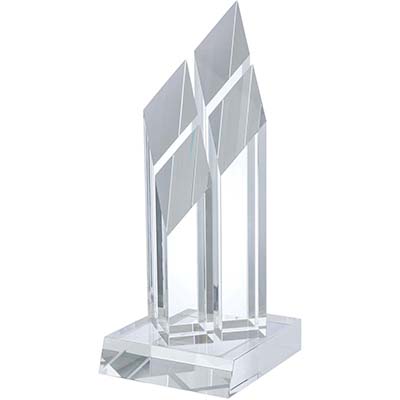 12.5in Clear Crystal Award